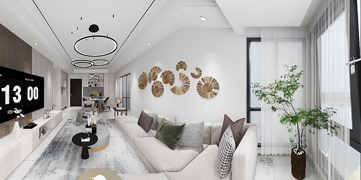 枫聆设计刘强-道轩雁城大院-装修设计方案