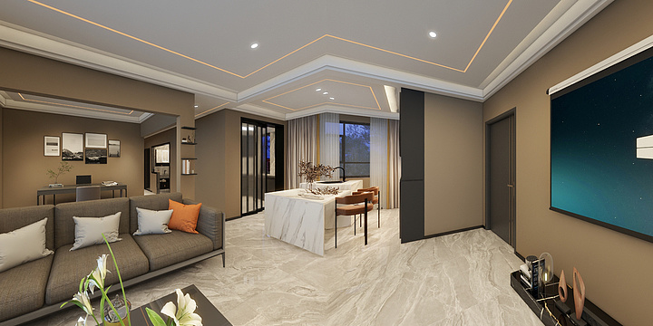 花开1-十里星河B区2-4504（改）-装修设计方案