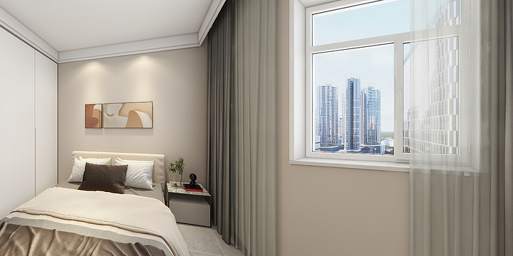 墨创设计19992489495-蒲京花园1号楼1单元802户现代风效果-装修设计方案