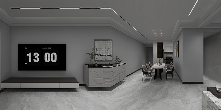 贵州仨禾建筑装饰工程有限公司-盘州珺庭3-13-4-装修设计方案