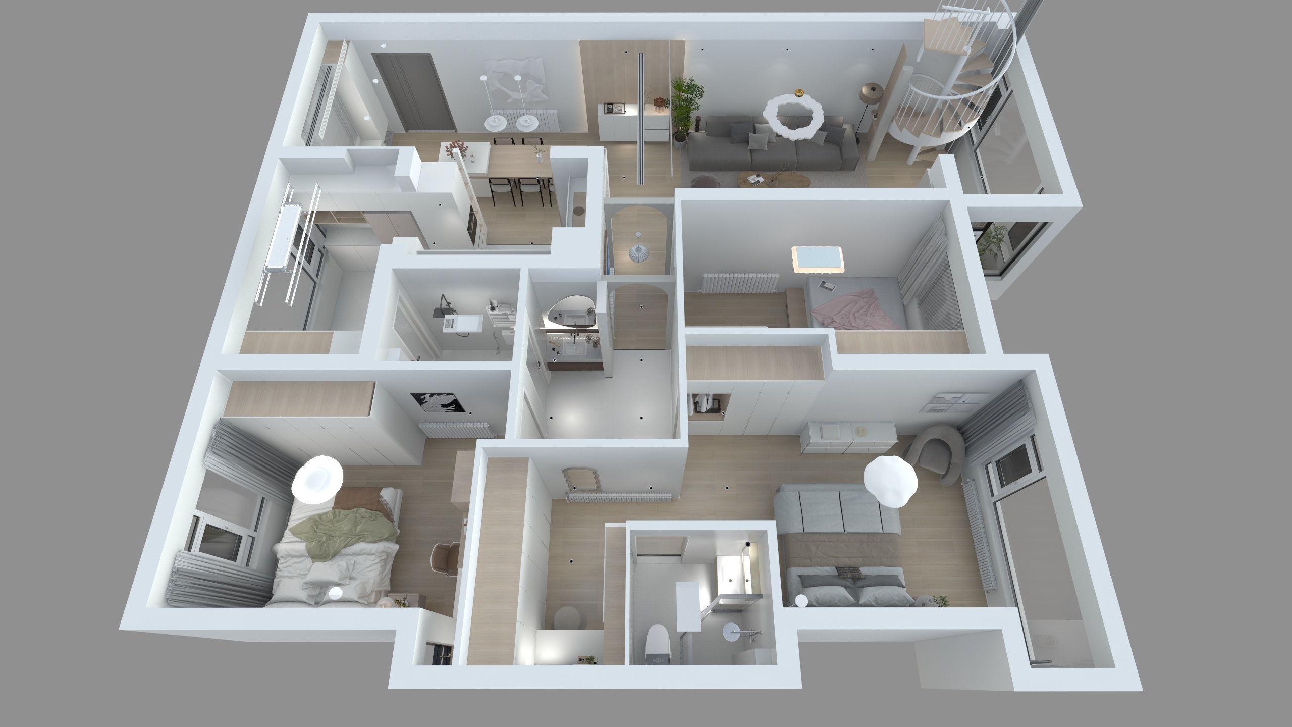 乾行设计文雅-宏维星湖湾李医生-A-装修设计方案