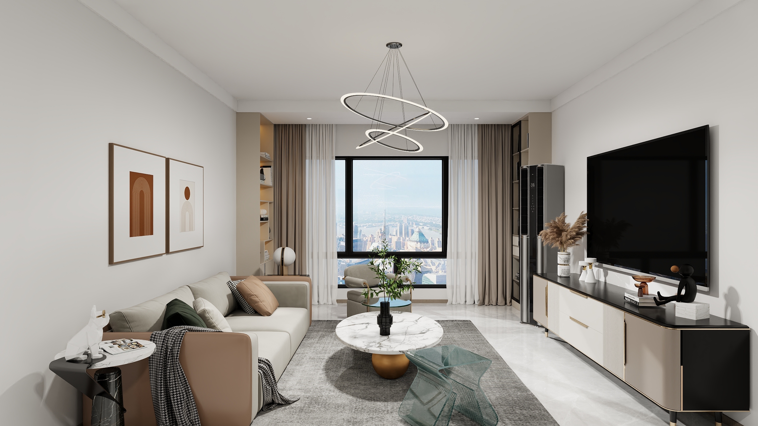 HT设计HT-龙湖原府127平3室-装修设计方案