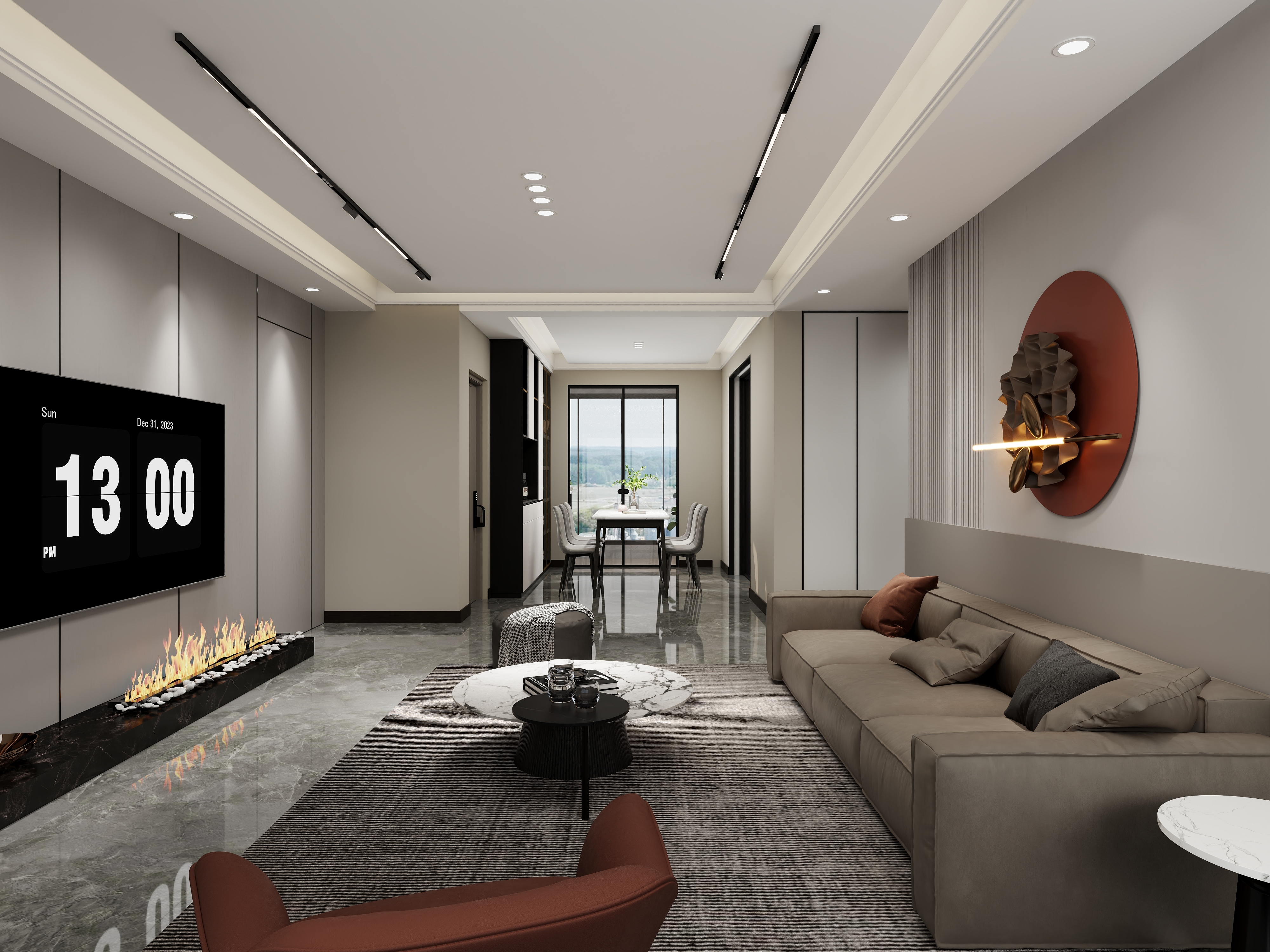 val现代简约室内装修设计,装修效果图-酷家乐