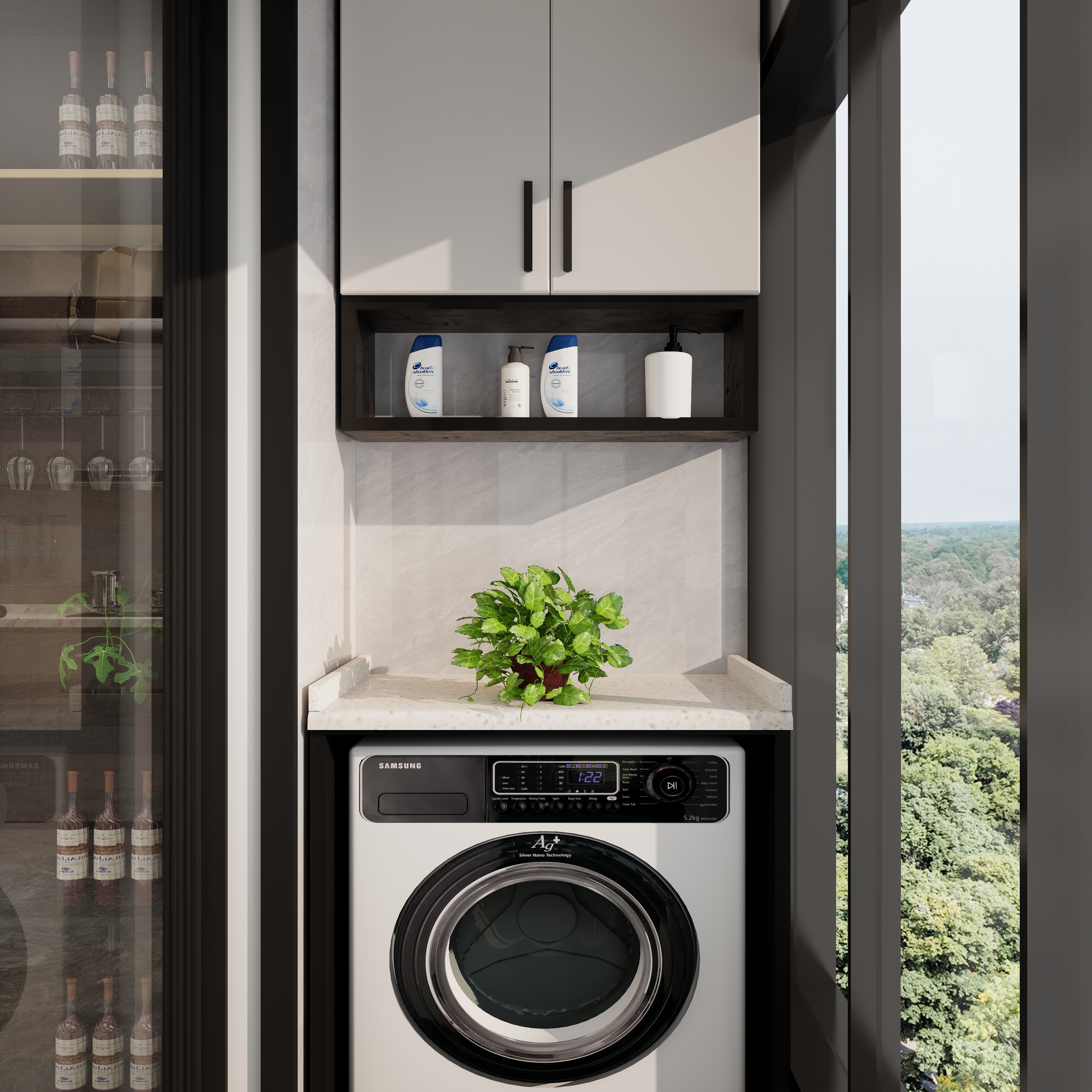 艺雅丽-110平方现代简约 装修效果图