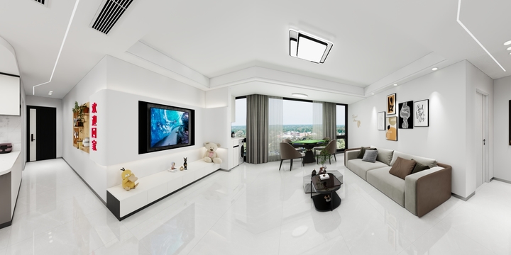 首席设计师徐梦龙-金色学府10栋1604最终平面方案-装修设计方案