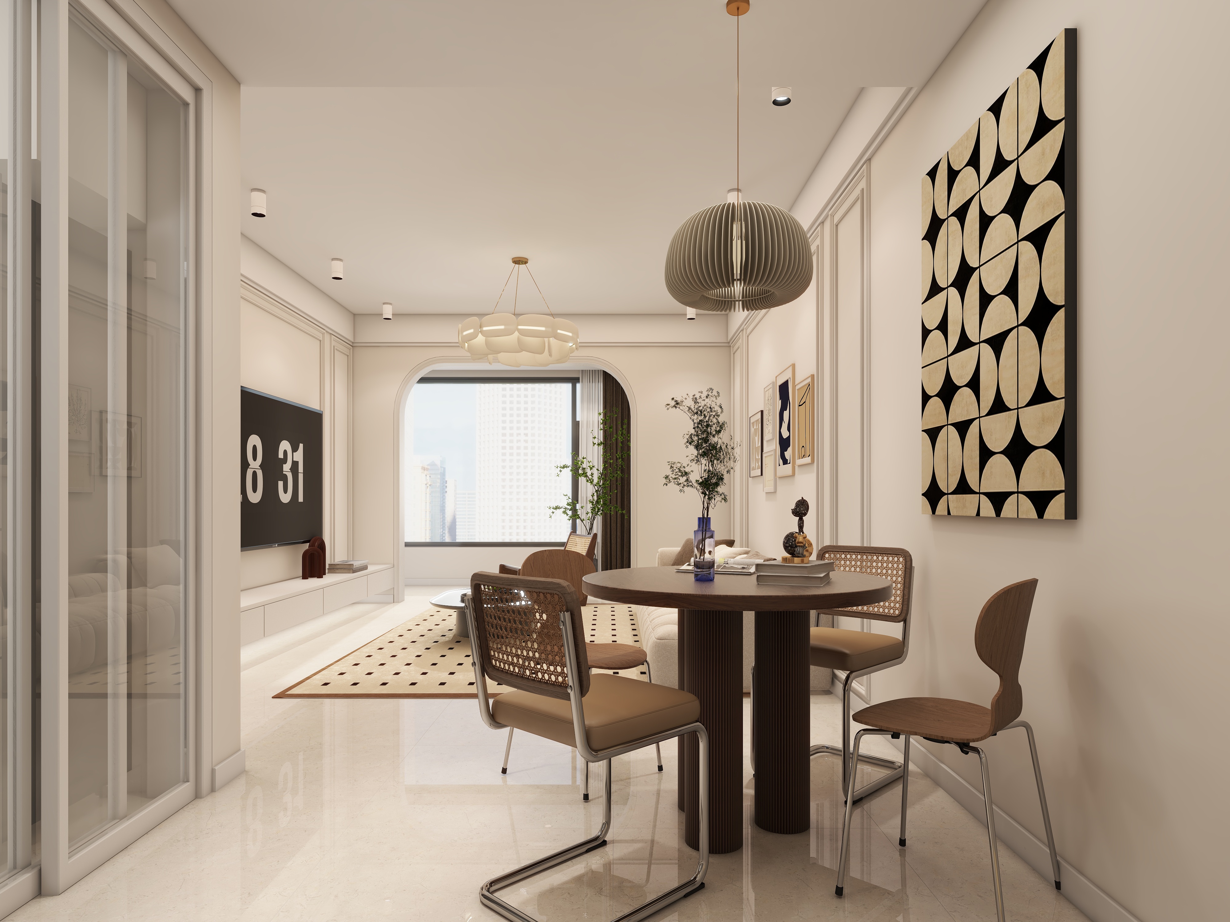 Life5-94㎡3室-装修设计方案