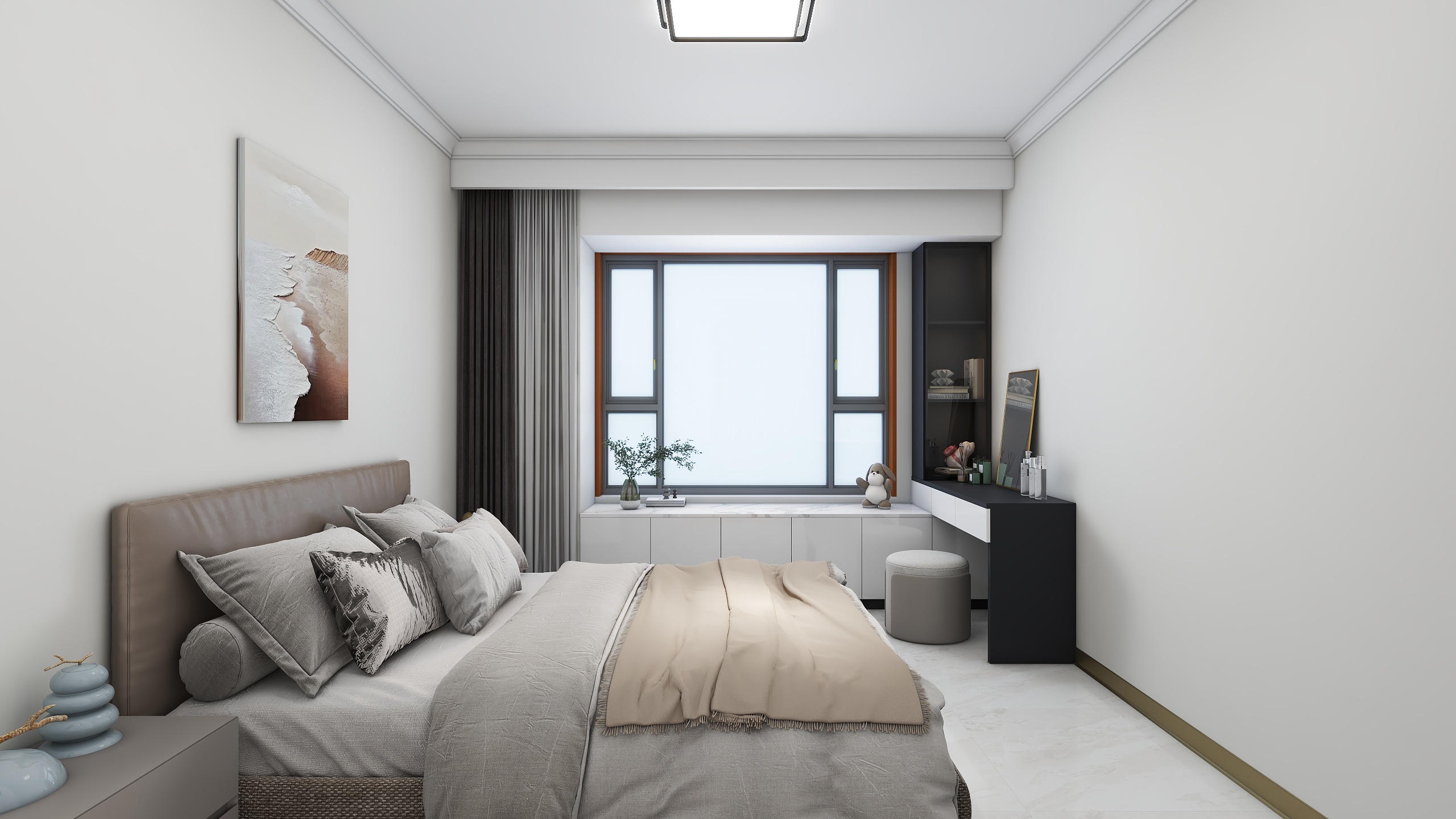 东乐设计-曹州名郡107㎡3室-装修设计方案