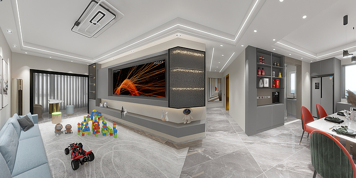 艺航设计工作室-翡翠城A区10栋2303-装修设计方案