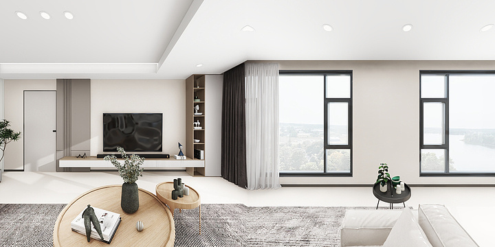 长辰室内设计-长江府45-3306-装修设计方案