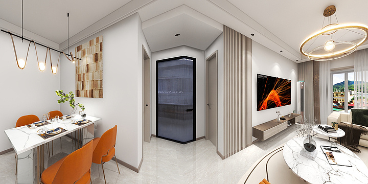 五点六七-龙湖-装修设计方案