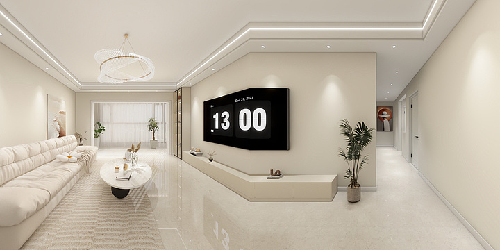 第二种解释-鲁甸 龙韵银都5-1-401-装修设计方案