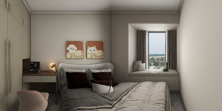 臻品家居定制木子李-南宁汉军冠江台二期10栋-702-装修设计方案