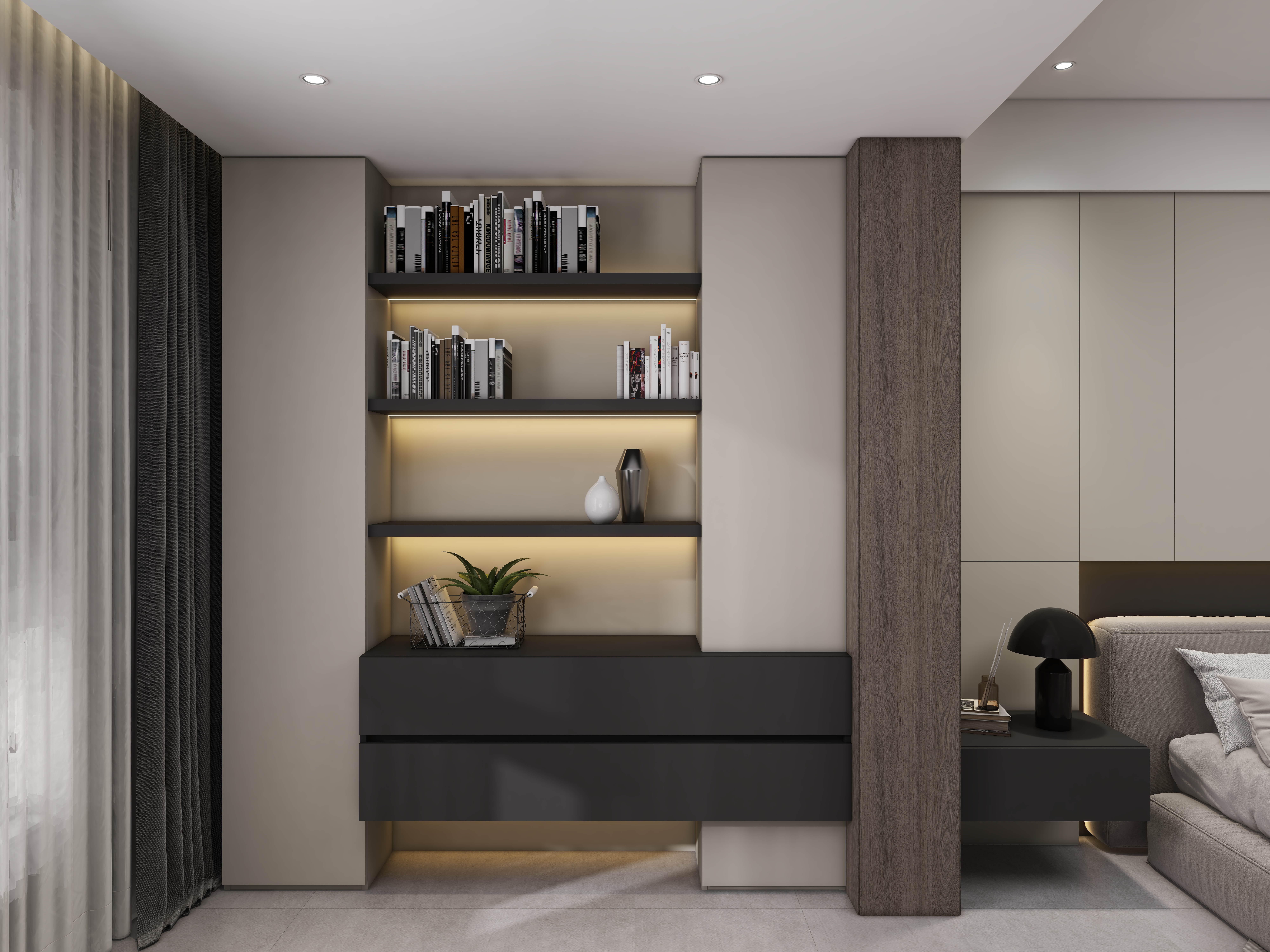 全案设计师L念-置铖御府18栋1单元203-现代极简-装修设计方案