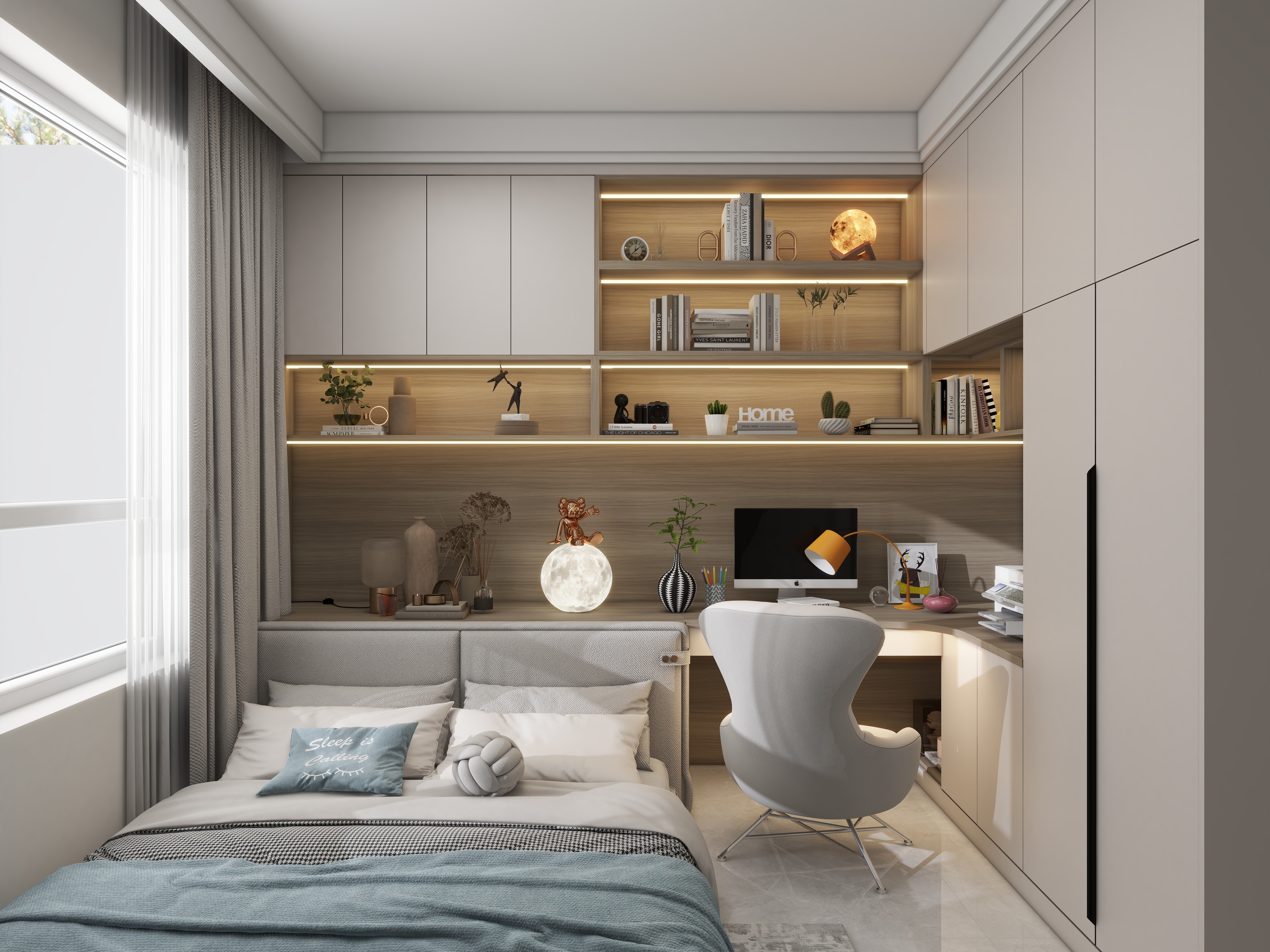 雨点斜飘-明博新城·北区26-1-601-装修设计方案