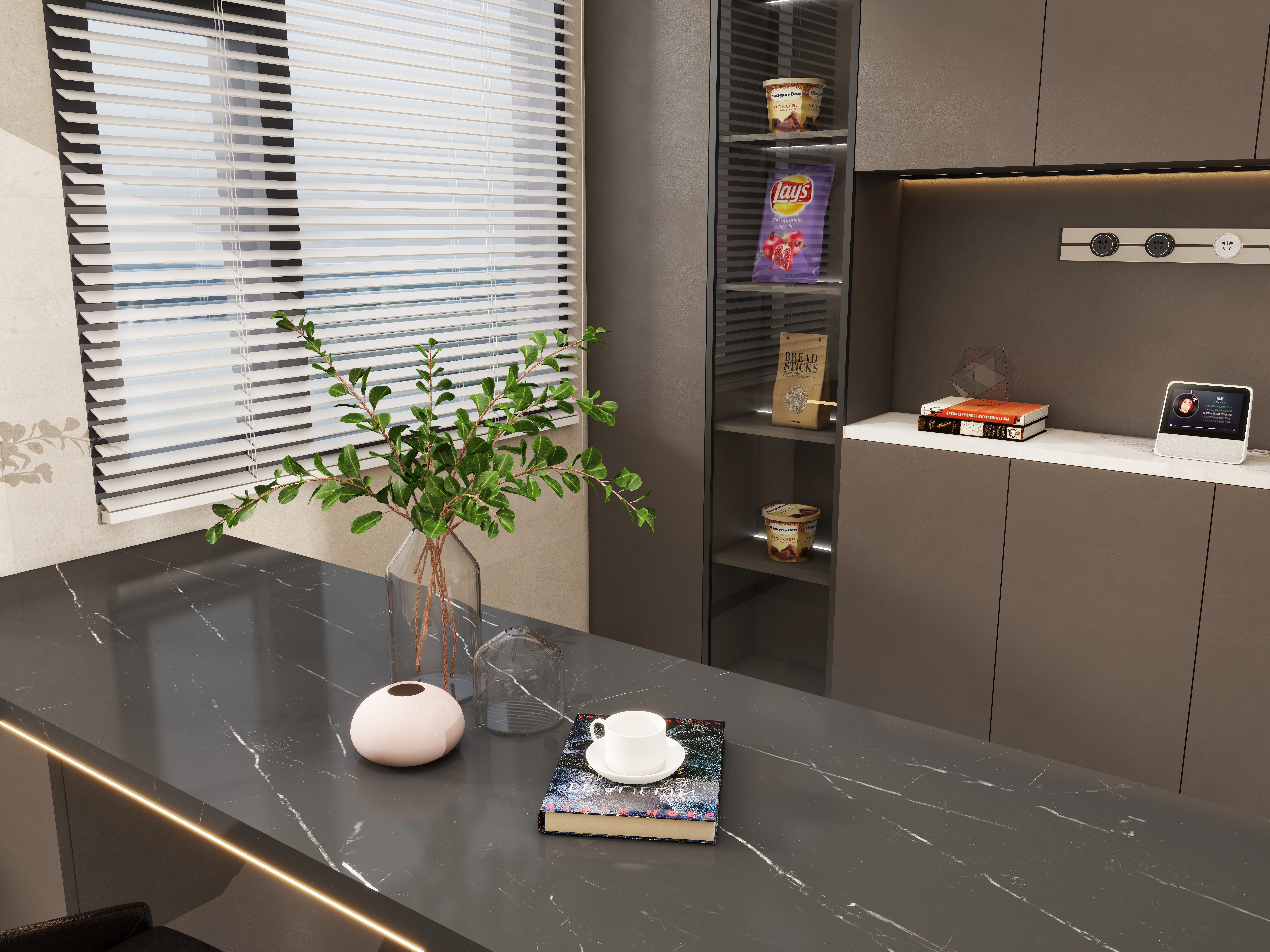 壹诺设计工作室-114㎡3室-现代简约装修效果图