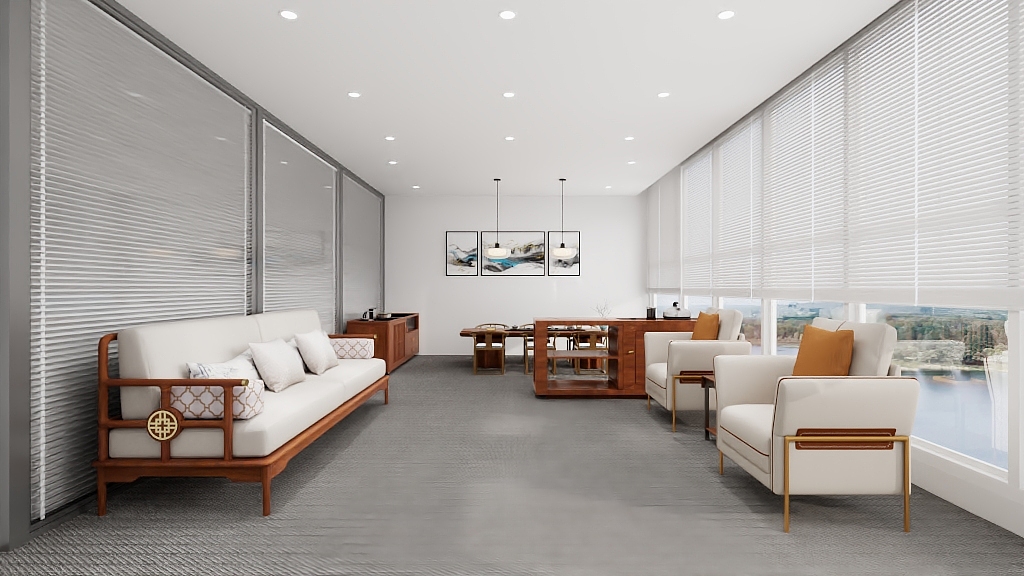 壹品轩设计事务所-接待茶室-装修设计方案