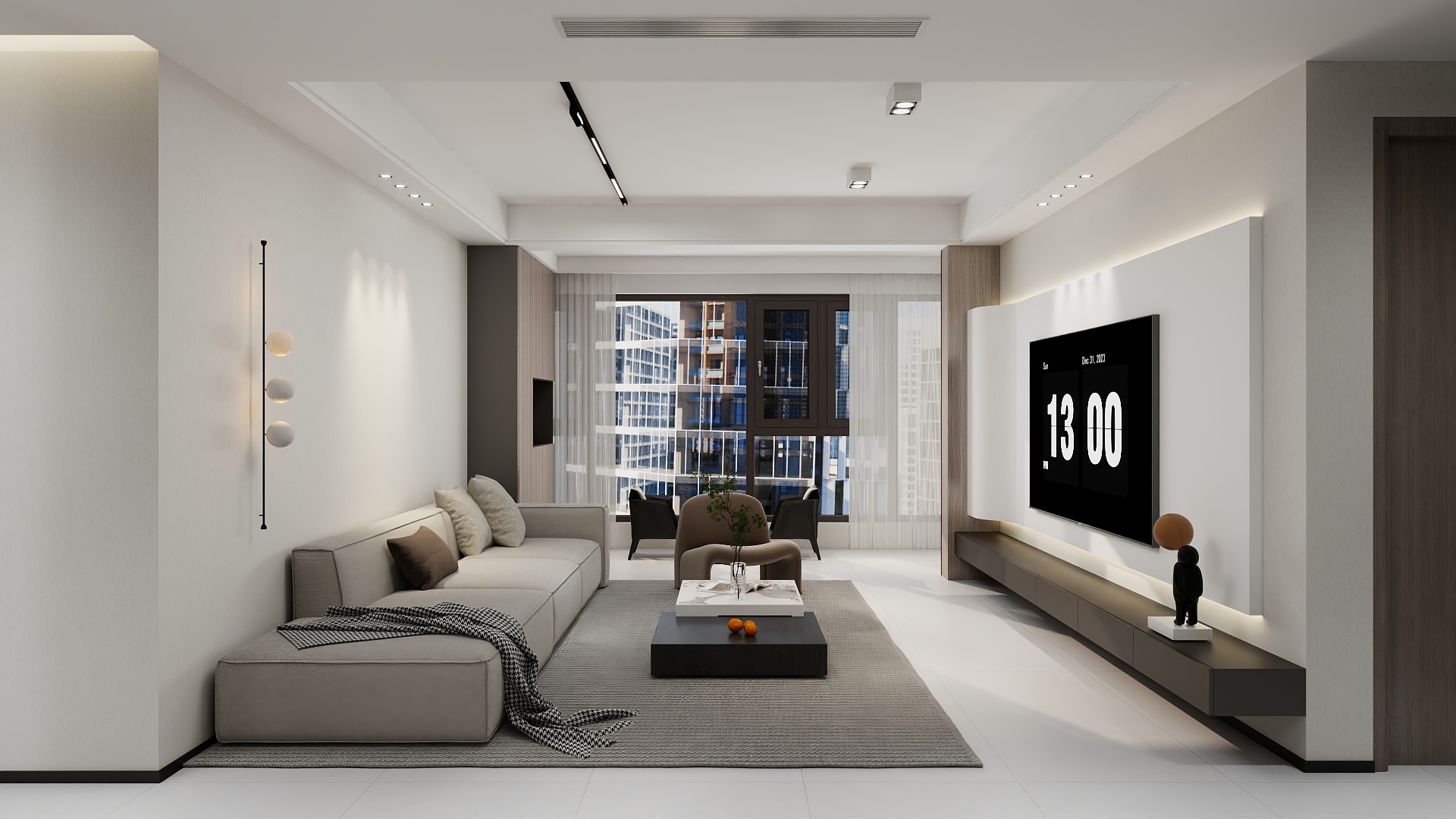 毛昕-城东奶咖极简-装修设计方案