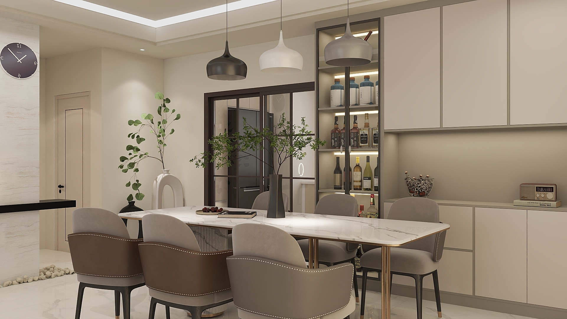 千贺-佳兆业玖珑山143㎡2室-装修设计方案