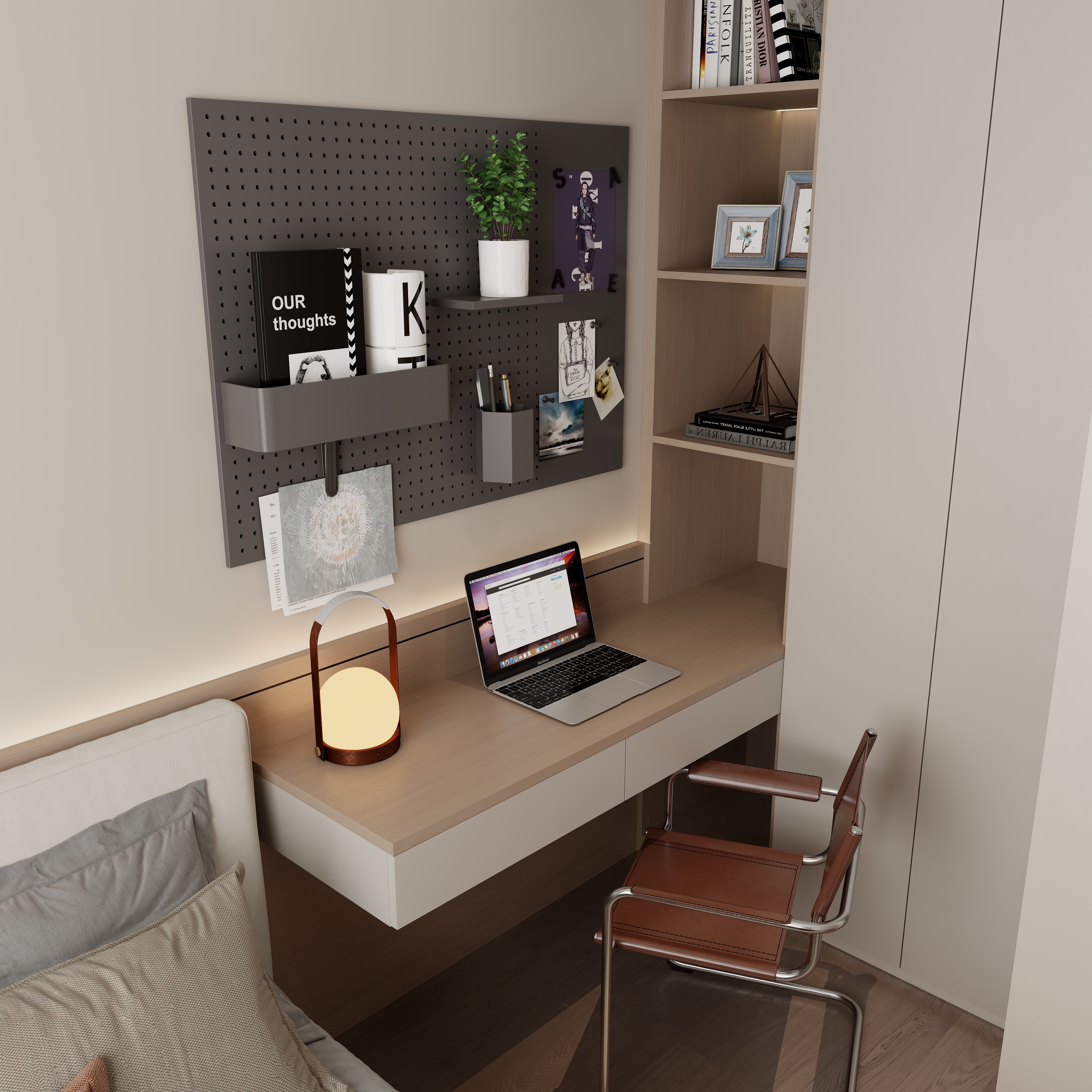 奕勋-现代原木108三室两厅-装修设计方案