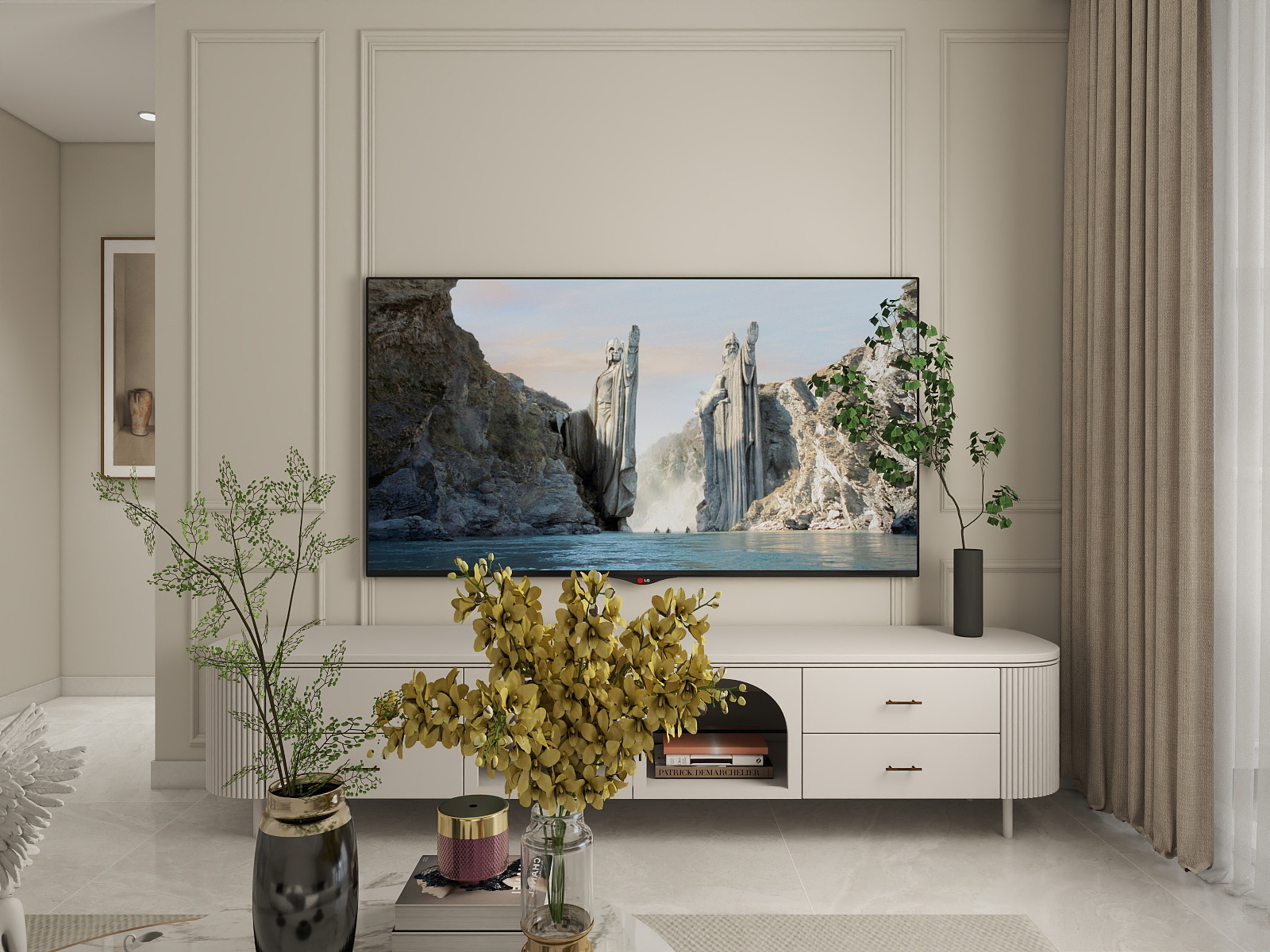 LL室内设计-富力新居-法式-装修设计方案