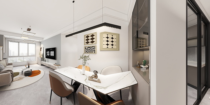 觅度空间Design-金茂中欧国际城滨江悦89-装修设计方案