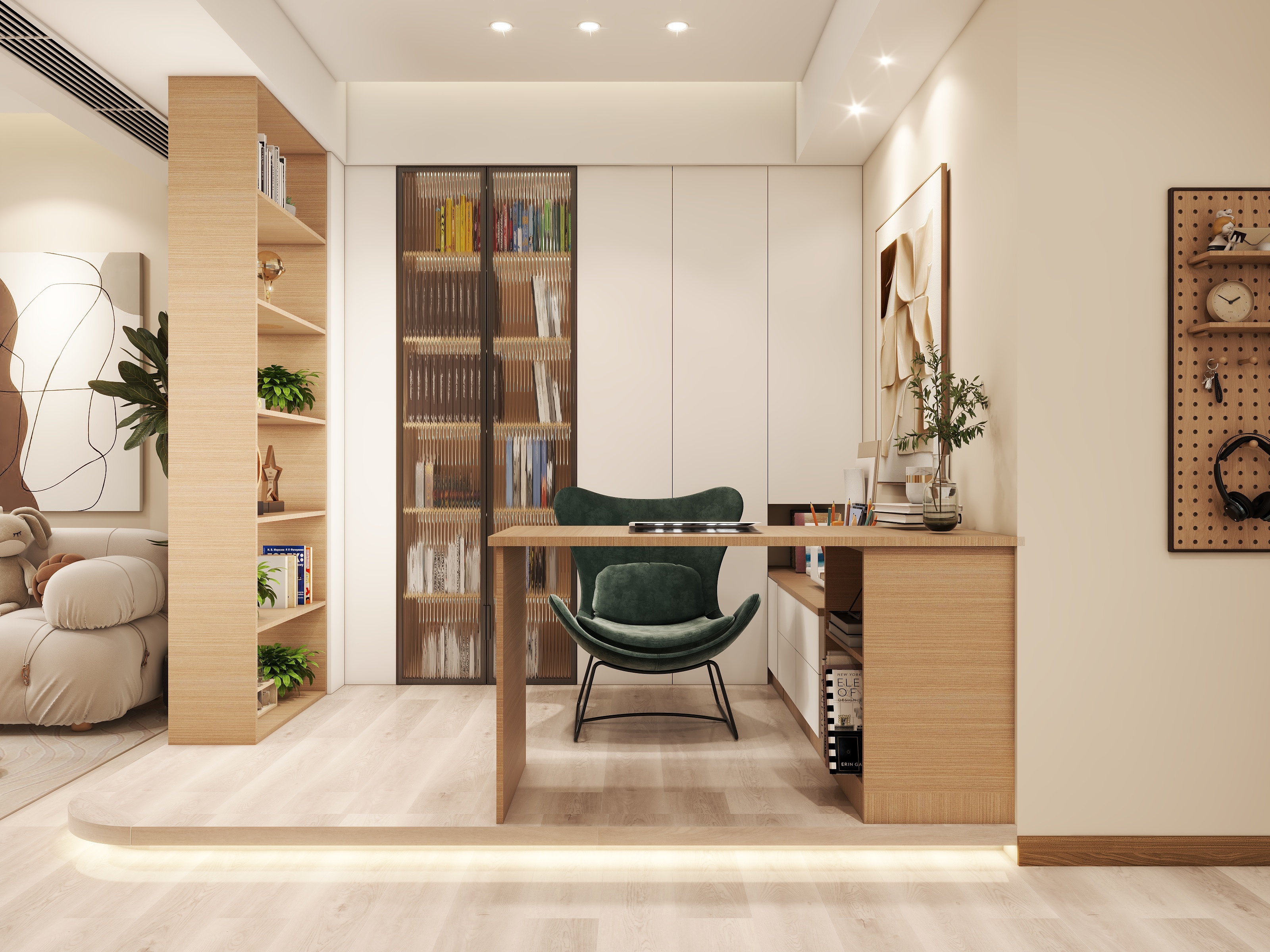 董玲-海德公园82㎡3室装修效果图