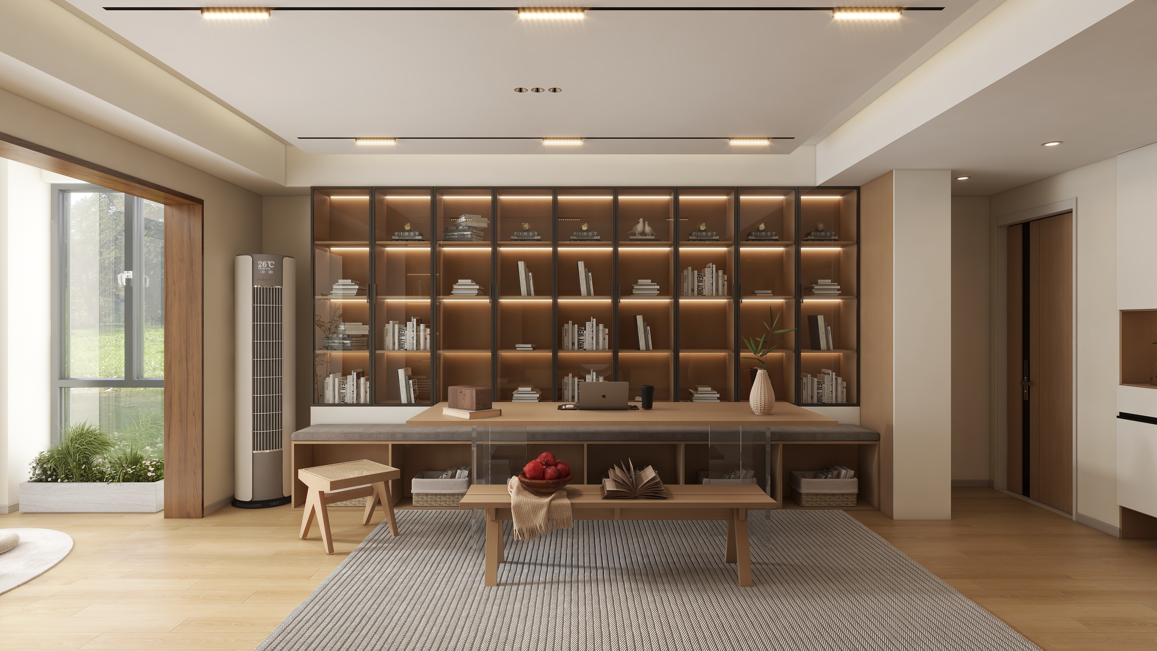 MR.陈设计-江南明珠苑平面酷家乐方案装修效果图