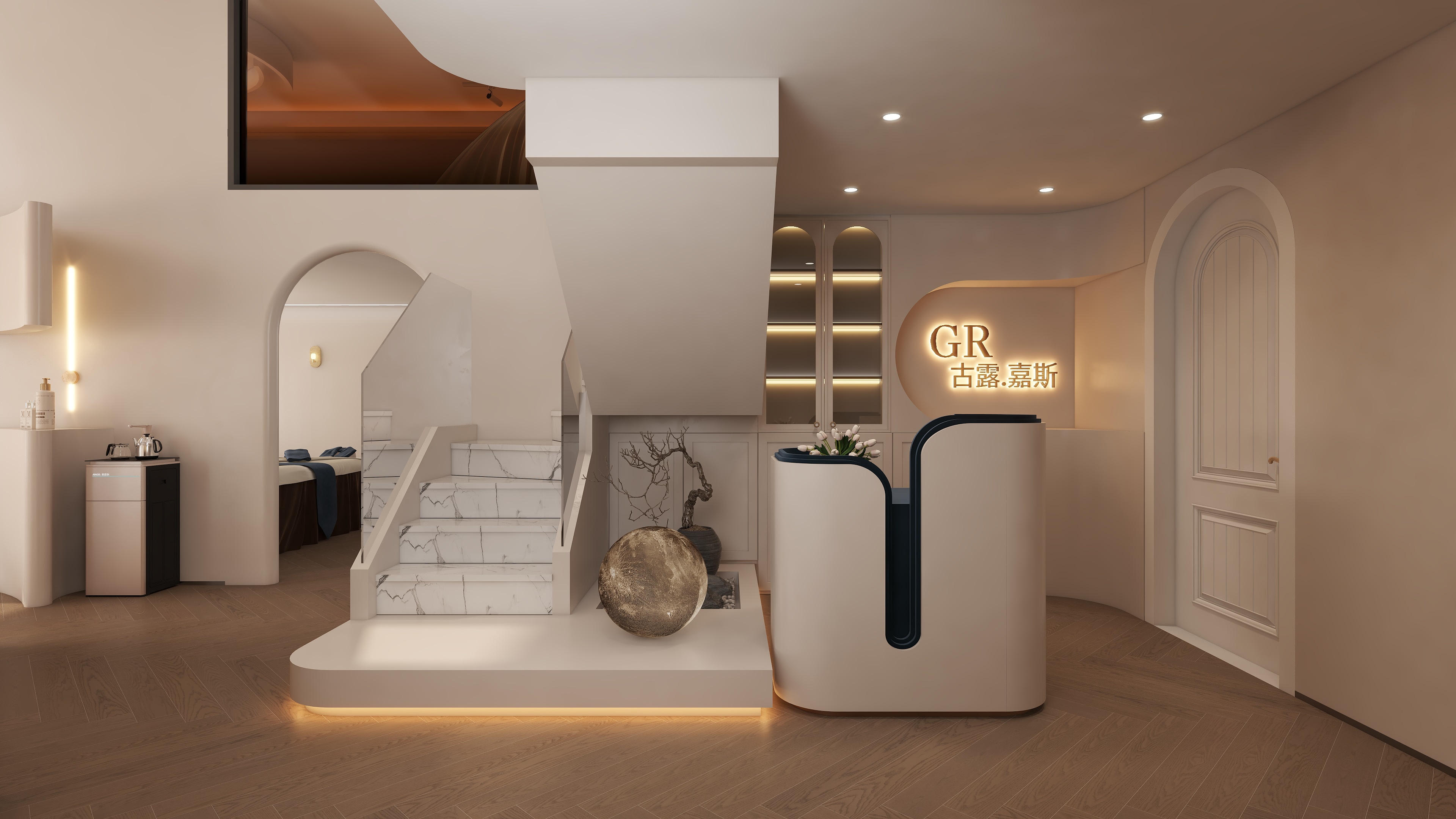 我叫陈工哦-百利达公寓GR美容店-装修设计方案