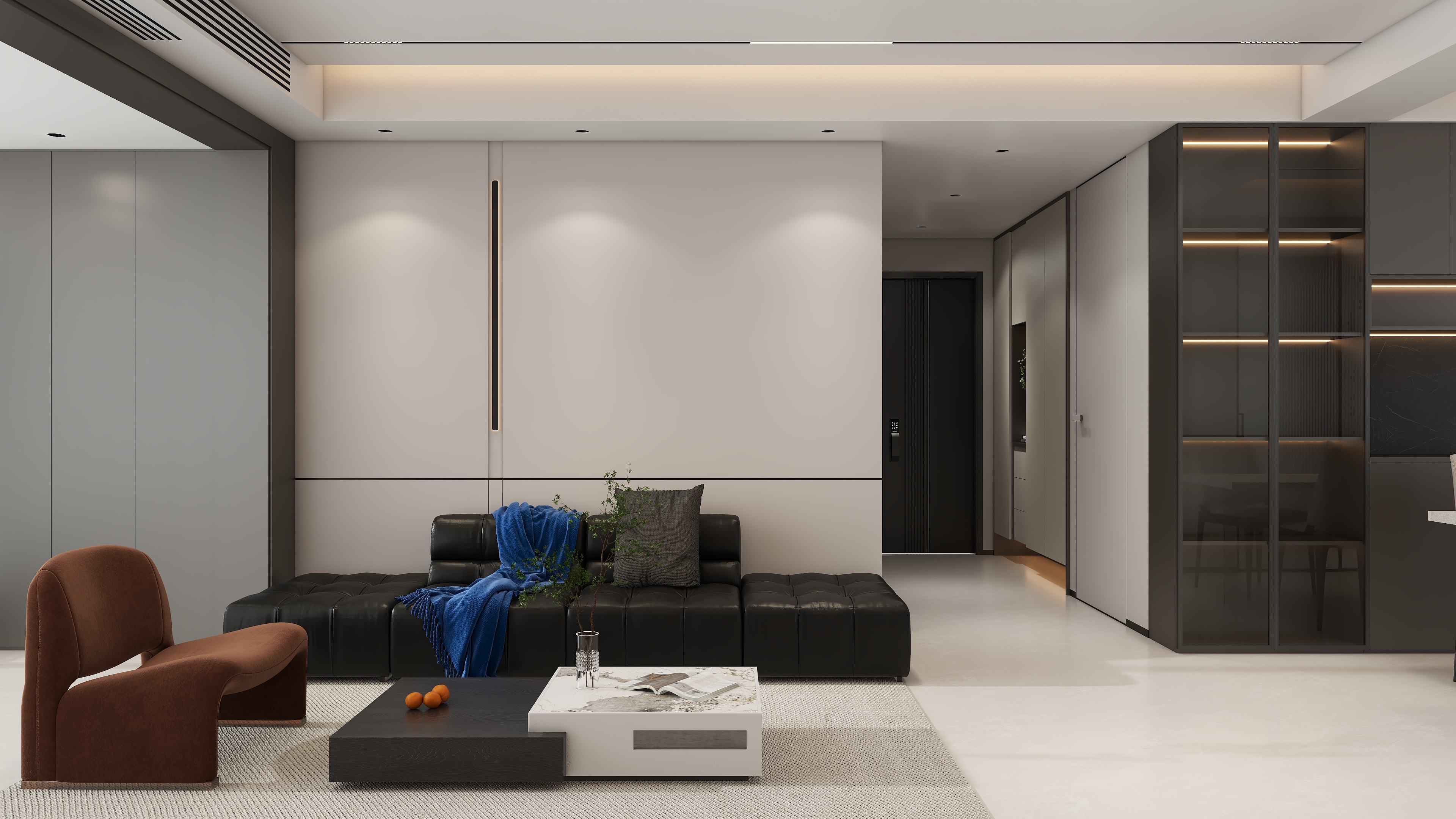 D抖音HM-政法小区123㎡4室-装修设计方案