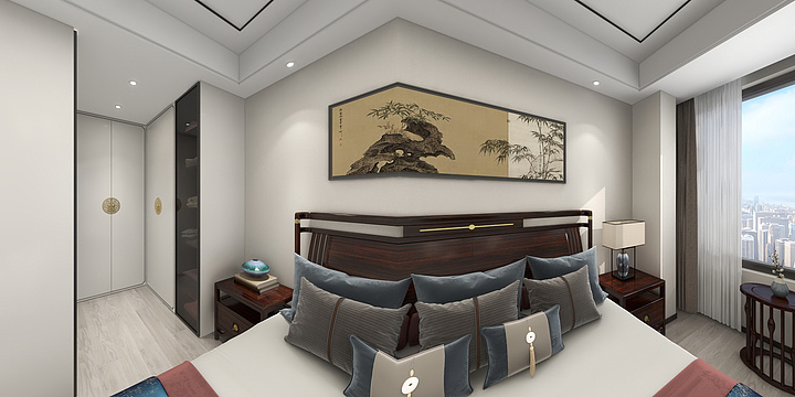 华丽效果-新中式全景-装修设计方案