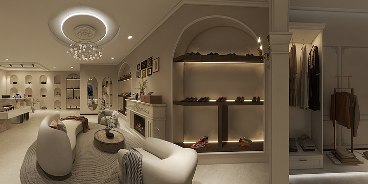 1999哦-欧式服装店方案-装修设计方案