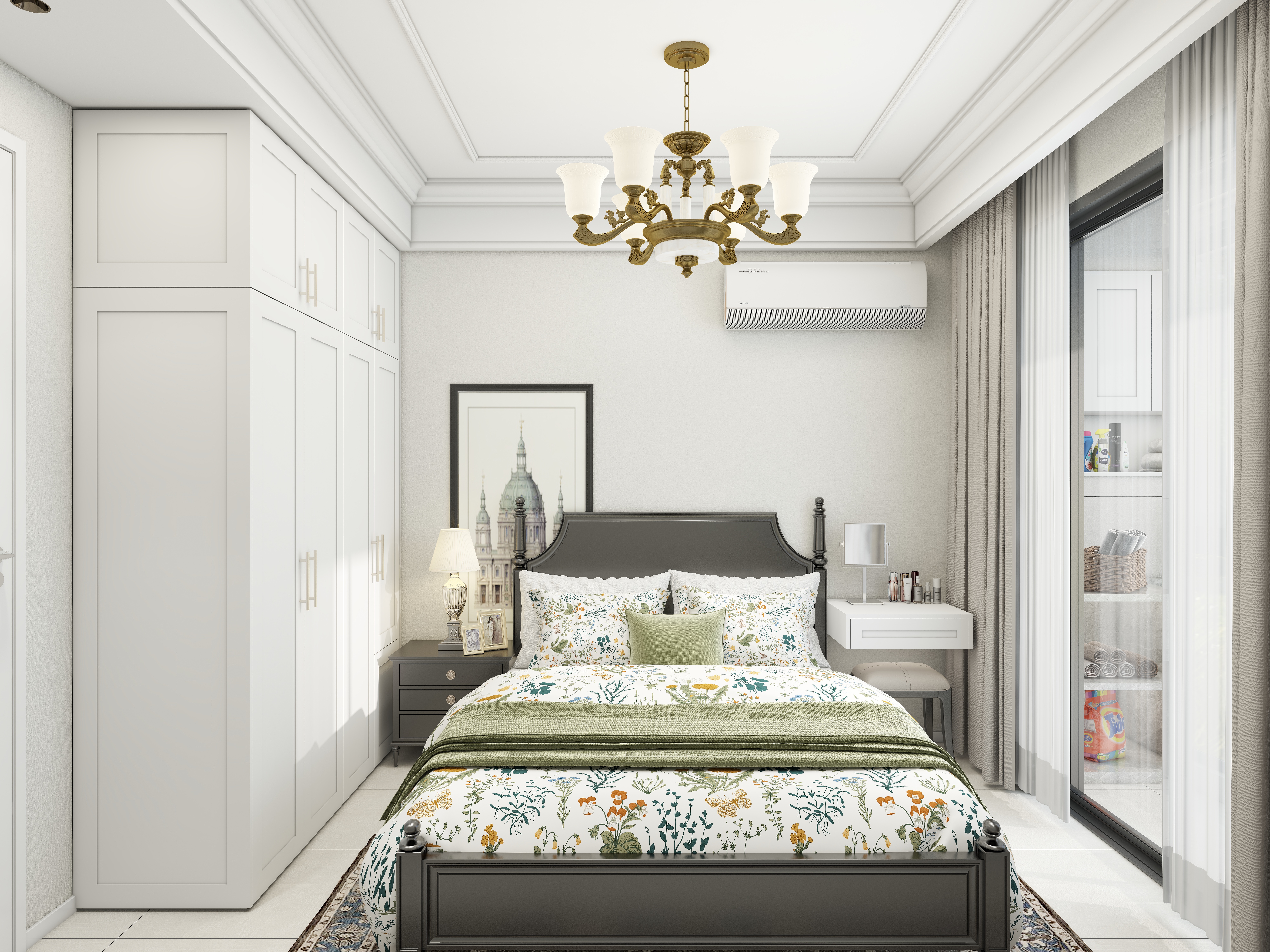 设计师阿赞-融创35#1803轻美式-装修设计方案