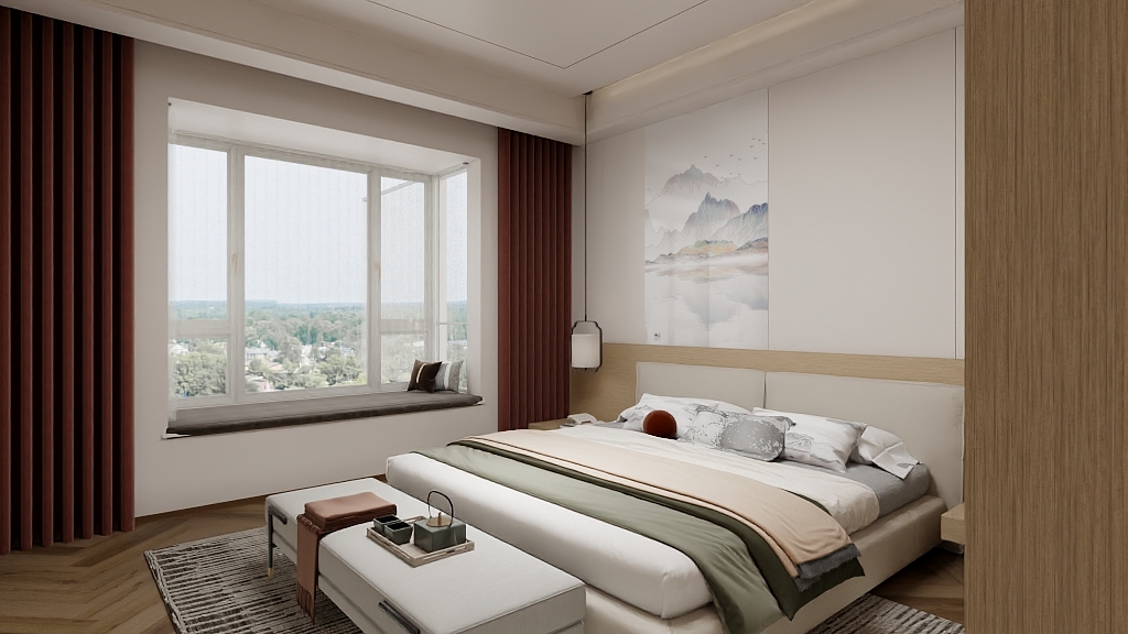 VVVAN-新中式客餐厅152㎡-副本-装修设计方案