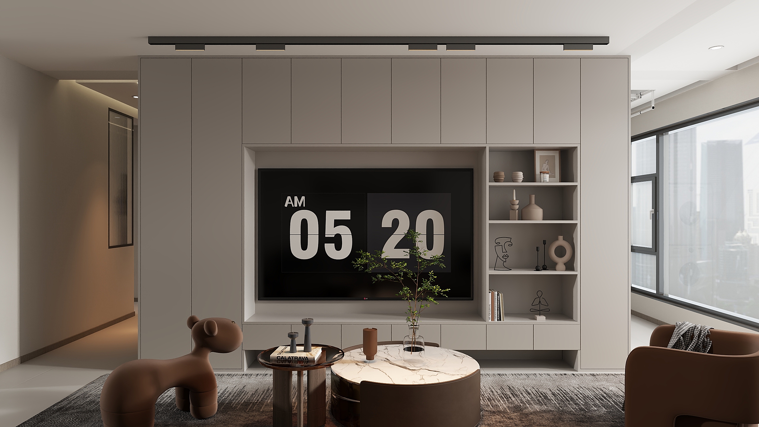 张宏-北川万达125m²3室-装修设计方案