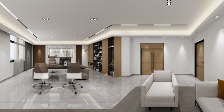 室内设计al-办公室-装修设计方案