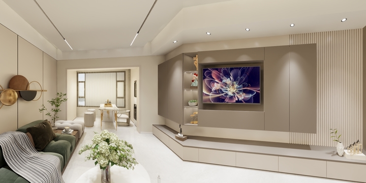 灵宝佳美嘉垂感大师-西苑华府现代简约93㎡3室-装修设计方案