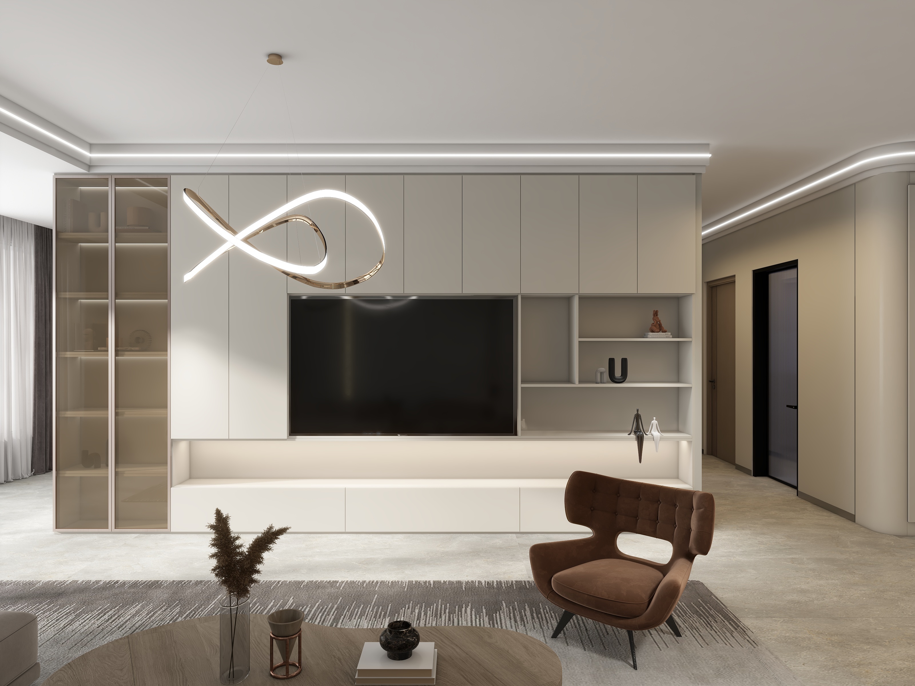 白邑.-现代简约-装修设计方案