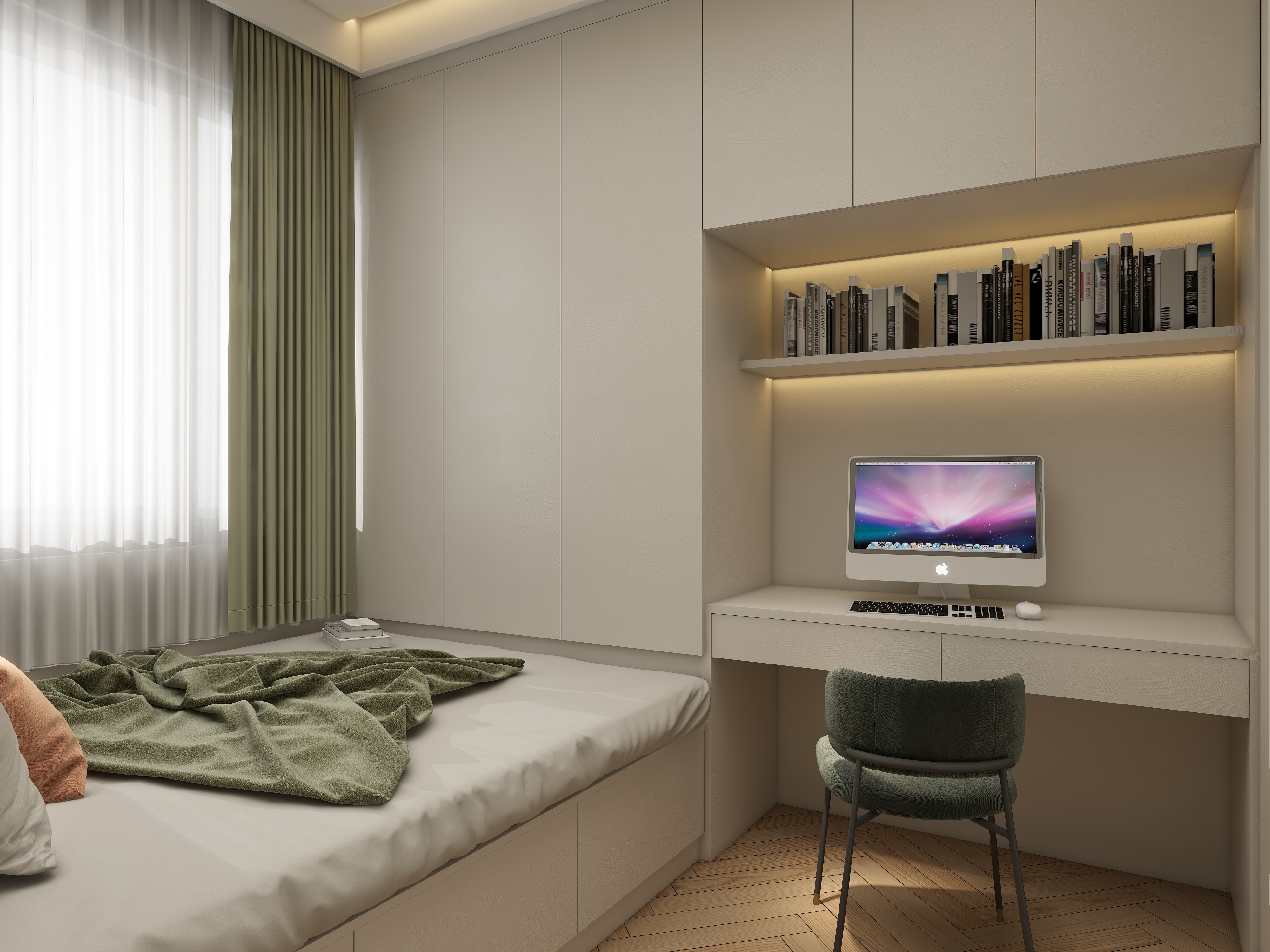 壹诺设计工作室-法式奶油 一层儿童房装修效果图第1张