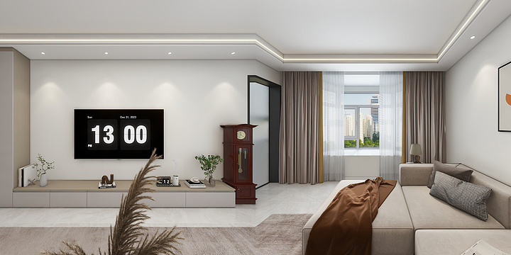 唐县大自然装饰-方舟佳苑A-1-401旧房改造-装修设计方案