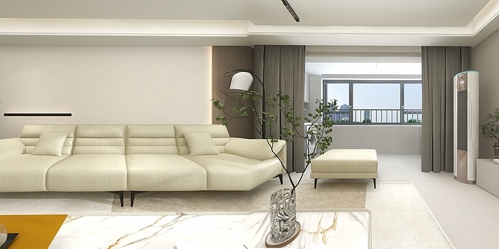 内丘三峰整家定制-新鲁安13-3-1002-装修设计方案