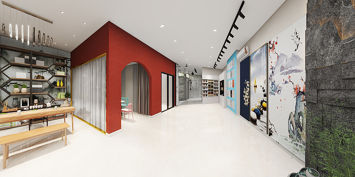 玉带蜻设计-碧桂园办公室效果图-装修设计方案