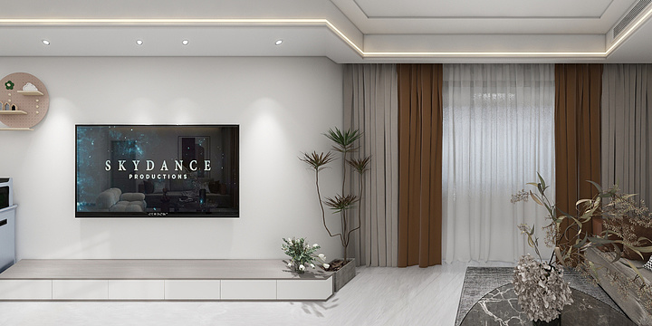 卓艺装饰--小嘿-悦龙台14-1-1301--装修设计方案