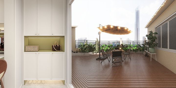 岸西N-千寓3楼法式田园-修改-副本-装修设计方案