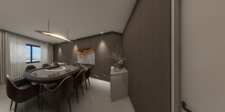 Demaan--金汇大厦棋牌室-装修设计方案