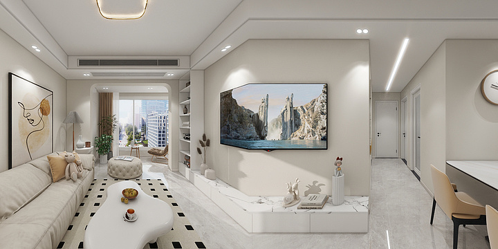 付付设计-2024.2.29奶油风-装修设计方案