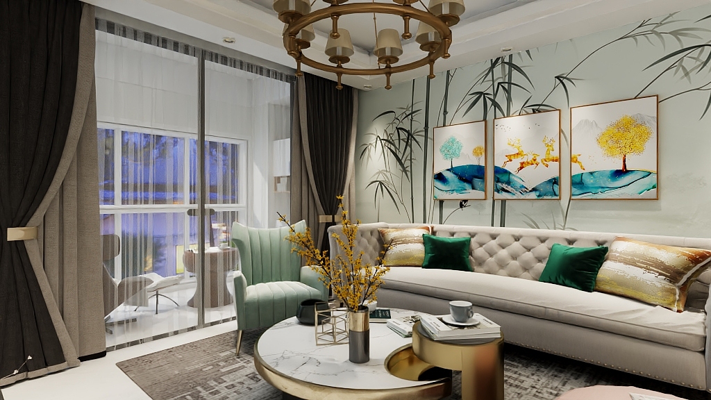 沁园春-雨-定制专业等级考核户型-副本-装修设计方案