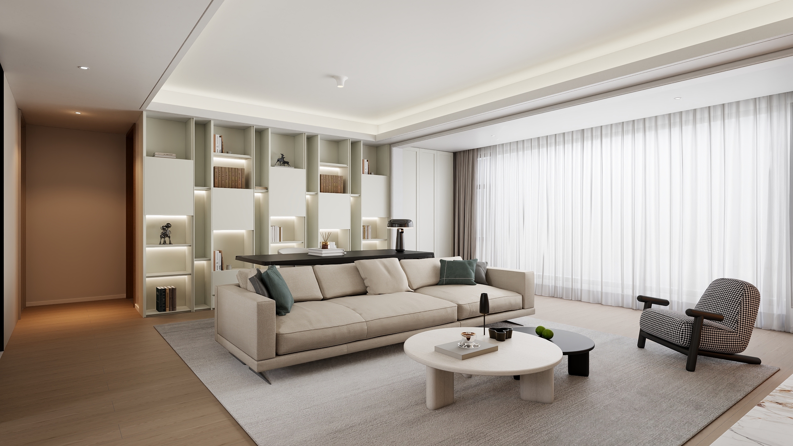 颜jjj-现代客餐厅-装修设计方案