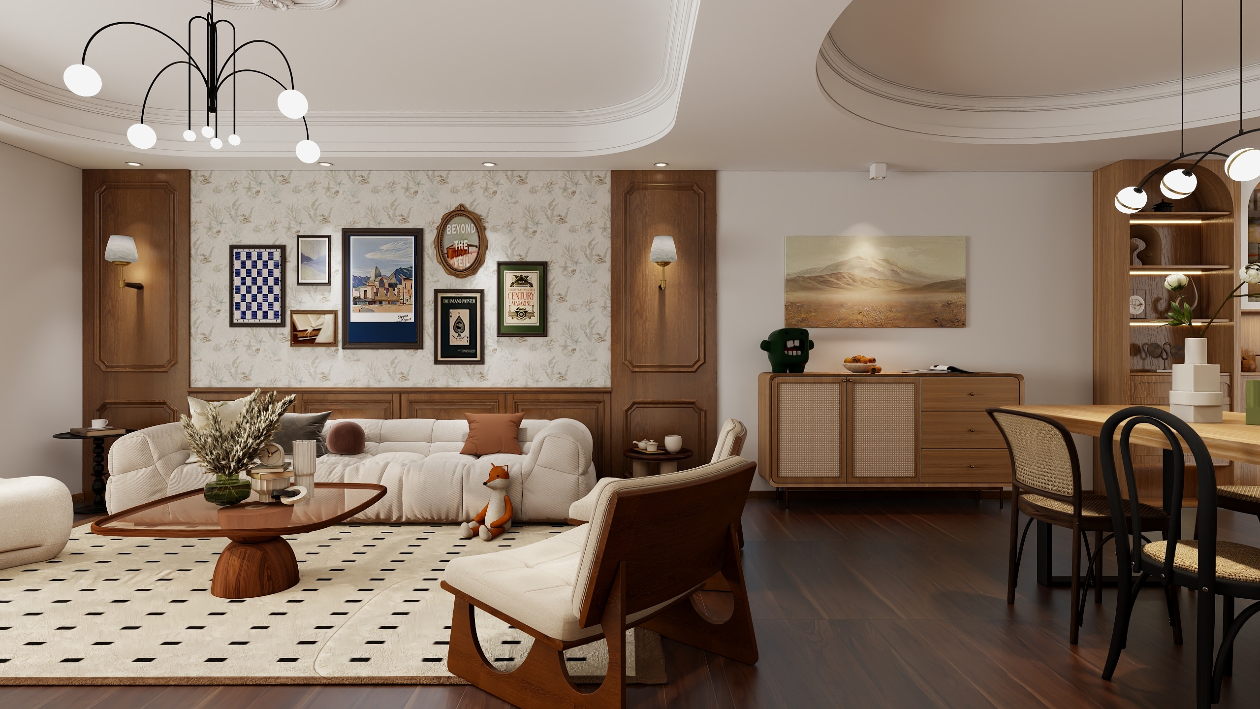 乐意---李-复古风-装修设计方案