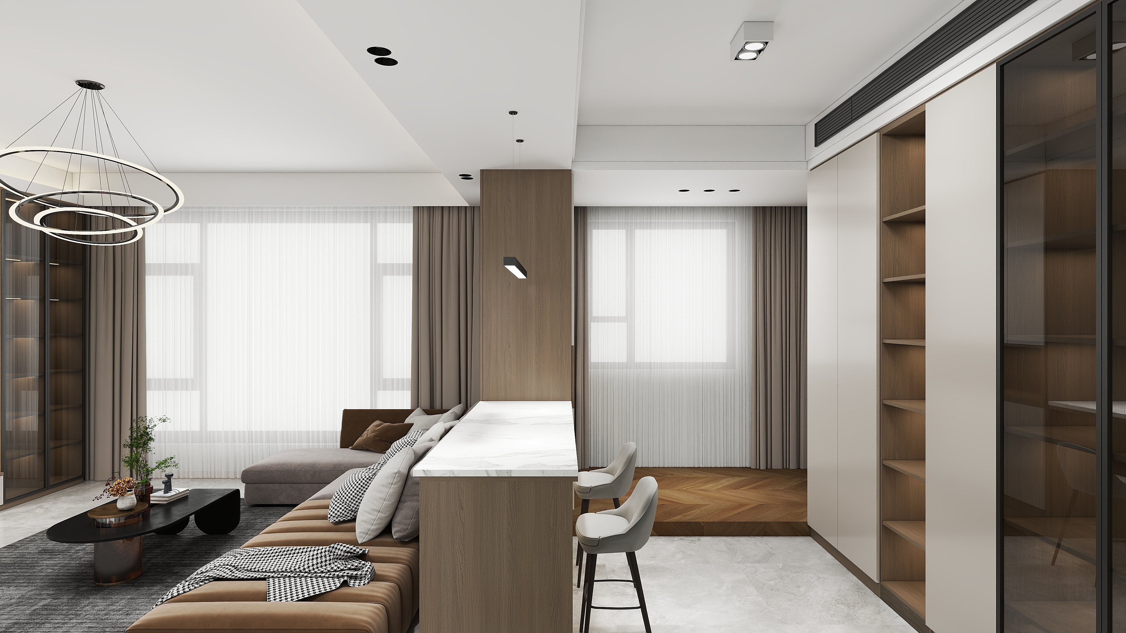 马小乙M-《央玺-三室两厅两卫一厨》-装修设计方案