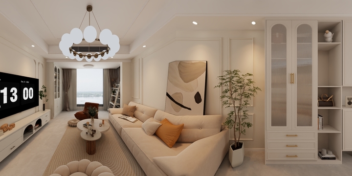 甲乙装饰鱼子酱~-玖玺城17-2603-装修设计方案